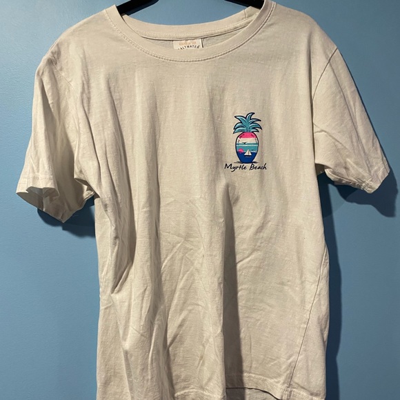 White Cotton State T-Shirt - Picture 1 of 3